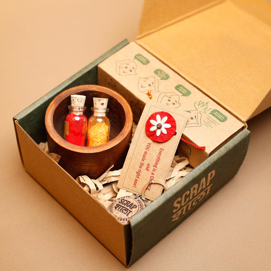 Timber & Ties Rakhi Gift Box | Plantable Rakhi | Eco-Friendly Rakhi Hamper | Sustainable Gift for Rakshabandhan