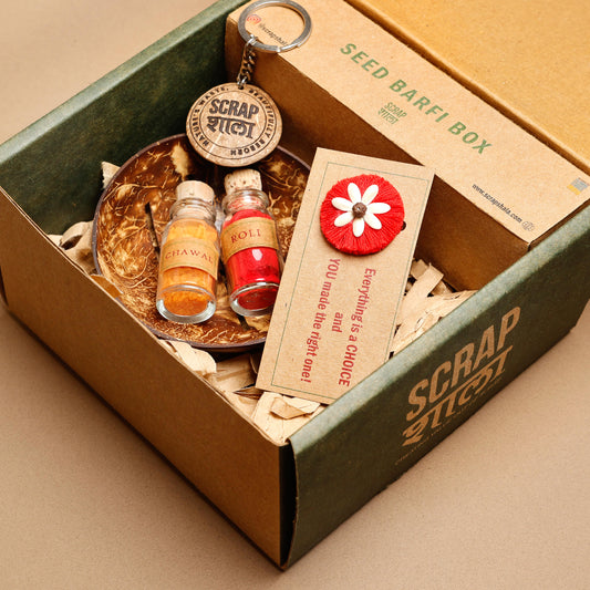 Coco Care Rakhi Gift Pack | Plantable Rakhi |Coco Soap Dish | Eco-Friendly Rakhi Hamper | Sustainable Rakshabandhan Gift