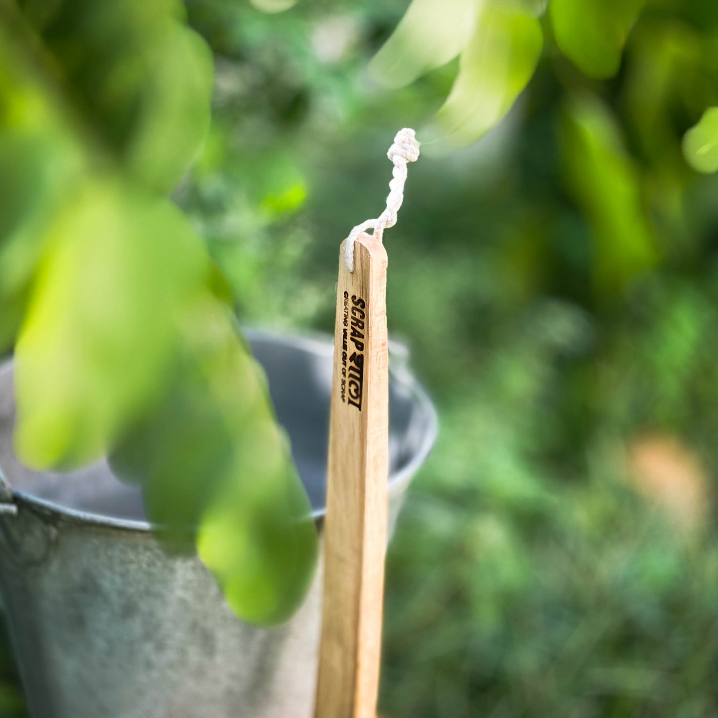 Toilet cleaning brush | Natural Coir | Sturdy | Long Sleek Wooden Handle | Biodegradable | Plastic-free | Scrapshala