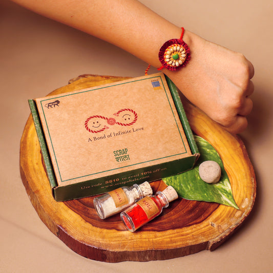 Sneh Plantable Rakhi | Eco-Friendly Handmade Rakhi with Seeds | Sustainable Rakshabandhan 2025 | Scrapshala