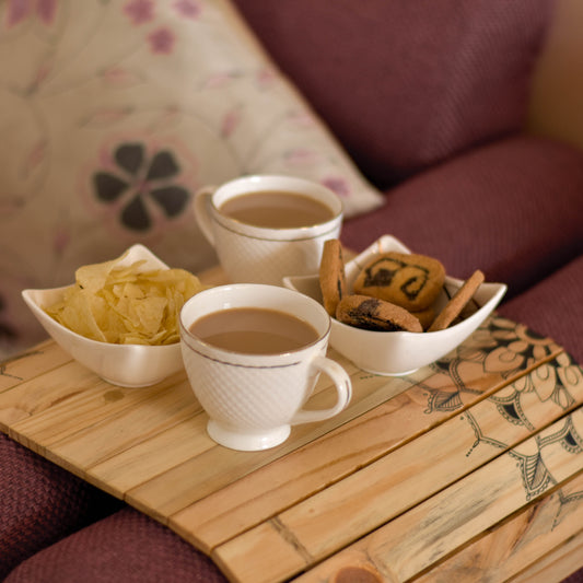 Mandala Place Mat | Natural Pine | Foldable | Multipurpose | Stain-Proof | Scrapshala