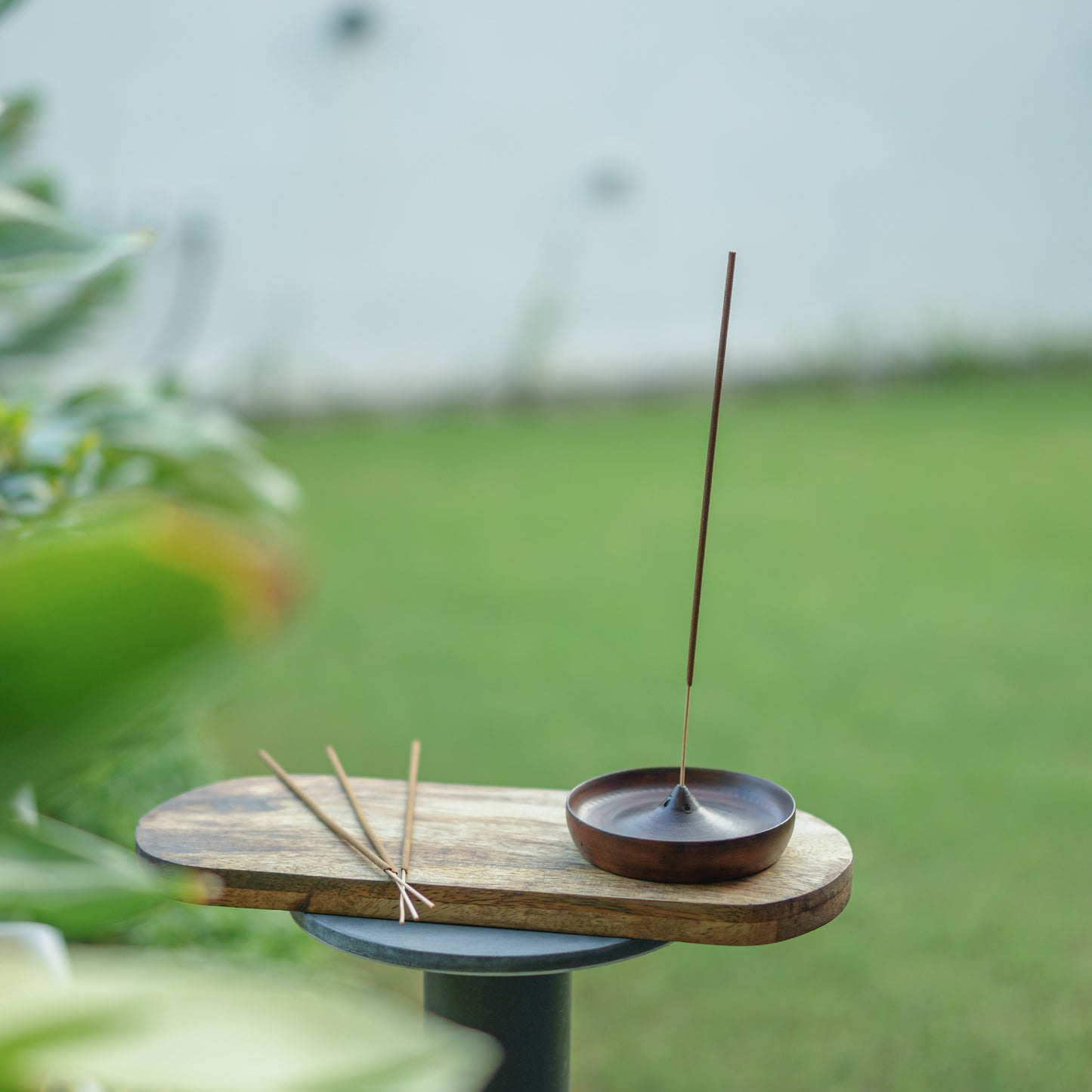 Sajavat Diwali Gift Hamper | Wooden Foldable Runner, Stackable Spiral Tea Light Holders, Swastik Door Hanging & Agarbatti Stand | Sustainable & Handcrafted in Banaras