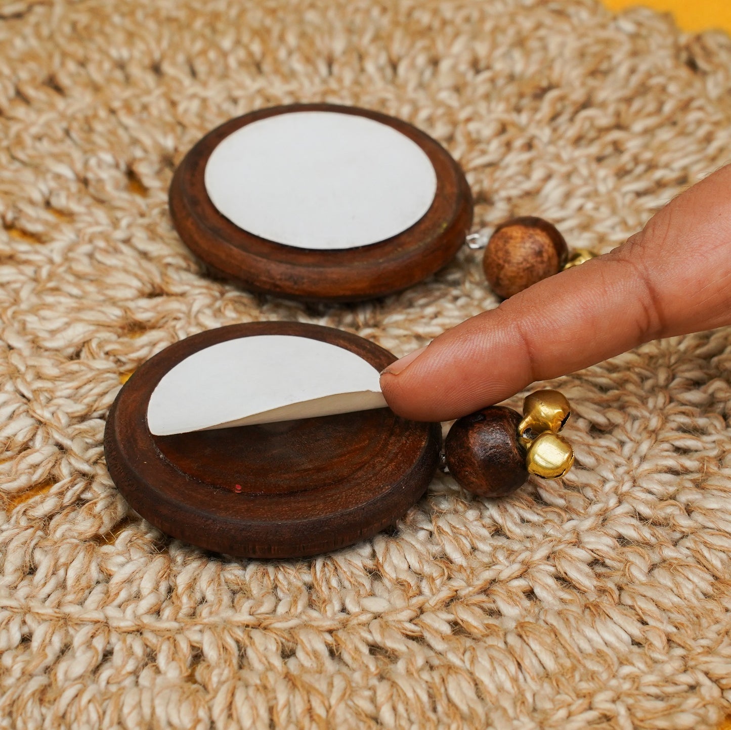 Pichwai Lotus Wall Hanging | Handcrafted Wooden Eco-Friendly Décor | Reusable | Handpainted