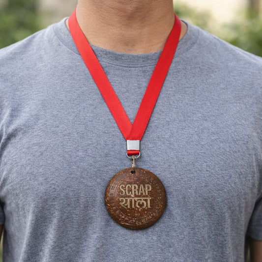 Eco-Friendly Coconut Shell Medals (Pack of 50) | Custom Engraved Sustainable Awards | Handmade in India