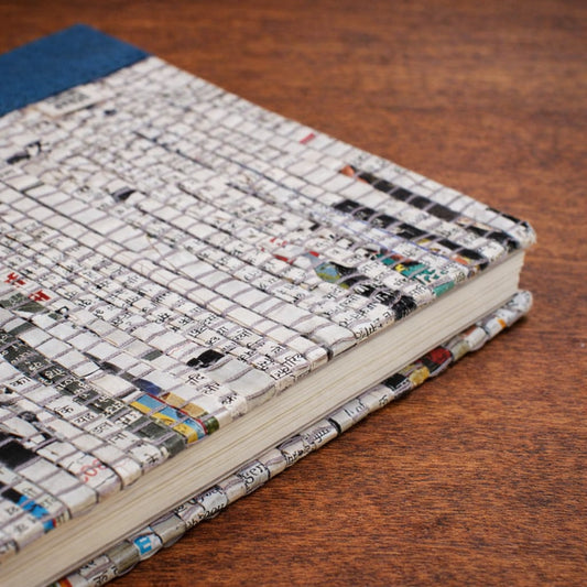 Charcha Upcycled Corporate Diary | Hardbound Recycled Paper Diary | Handmade in India | Scrapshala