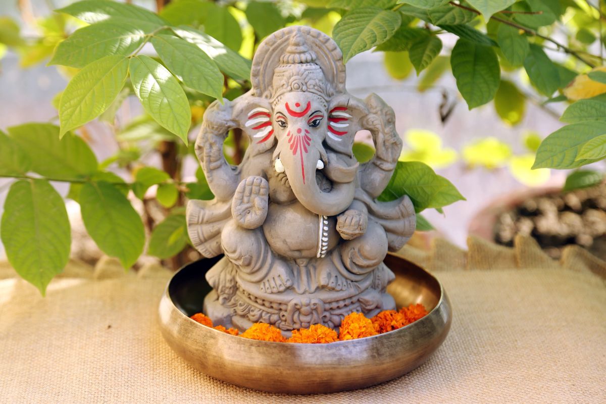 eco friendly ganpati idols