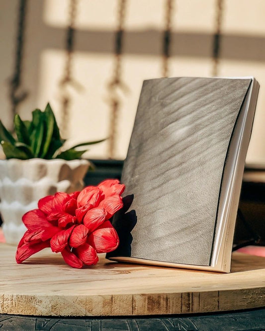 Tube Travel Diary | Vegan Leather Notebook from Recycled Tyre Tubes | Scrapshala