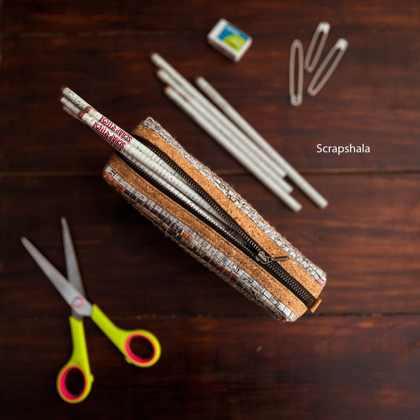 Stationary Gift Set | Gifting | Upcycled Paper | Handloom Textile | Scrapshala