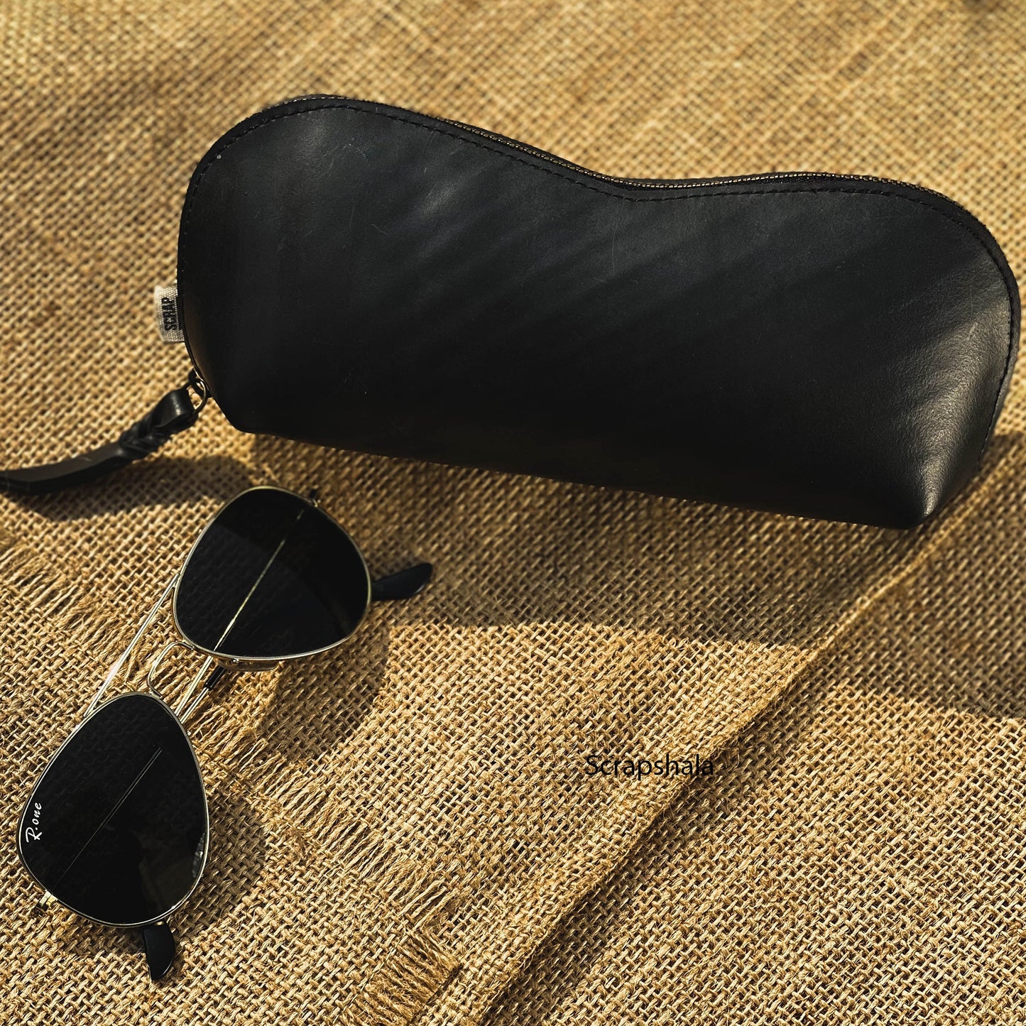 Safar Sunglass Case | Vegan | Upcycled Tyre Tube | Scrapshala