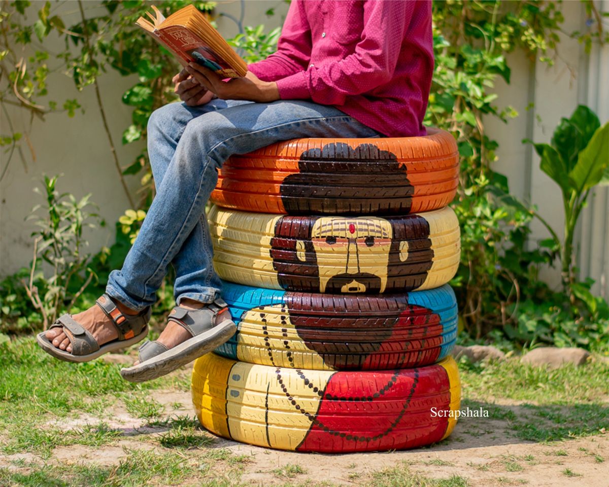 Sadhu tyre seater - stackable