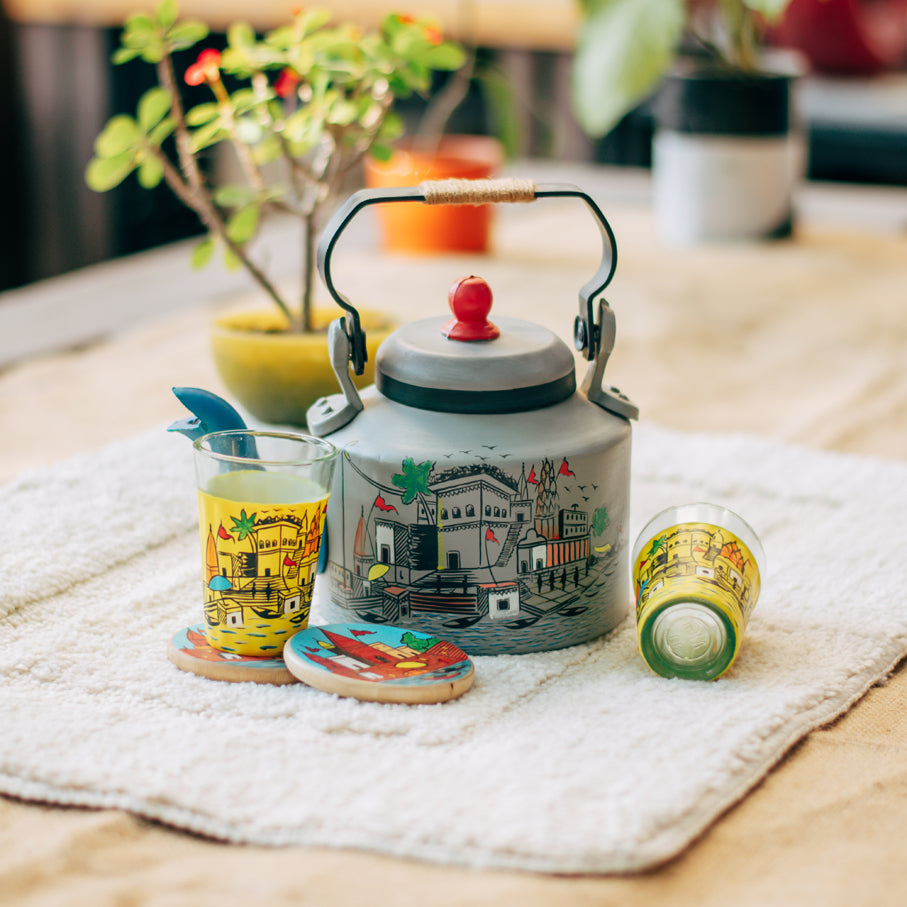 Teapot Sets | Eco-Friendly & Handcrafted by Scrapshala – scrap shala