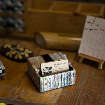 Upcycled Desk Organizers & Sustainable Desk Accessories | Scrapshala