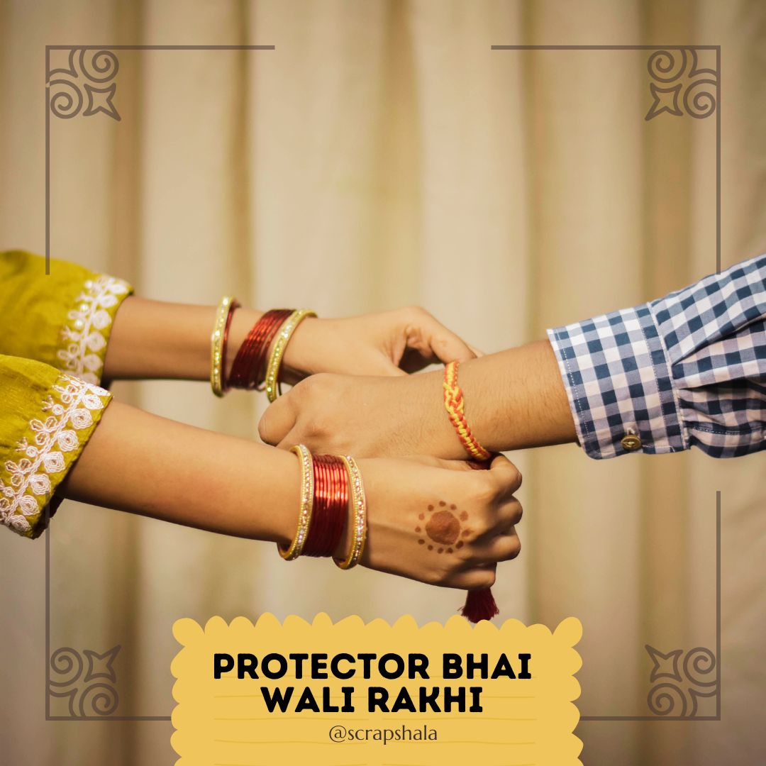 Anant Sutra Plantable Rakhi 2026 | Eco-Friendly Rakhi with Tulsi Seeds | Scrapshala