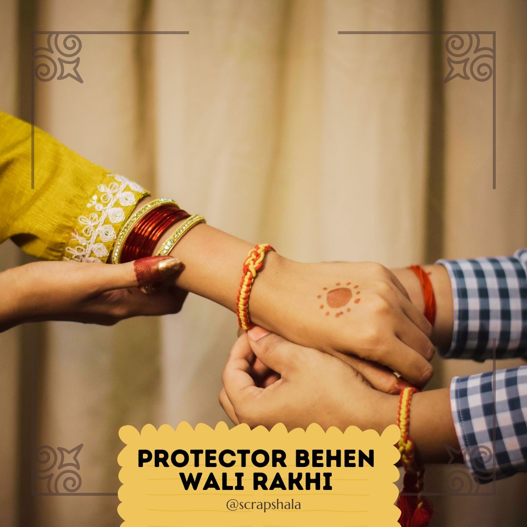 Anant Sutra Plantable Rakhi 2026 | Eco-Friendly Rakhi with Tulsi Seeds | Scrapshala
