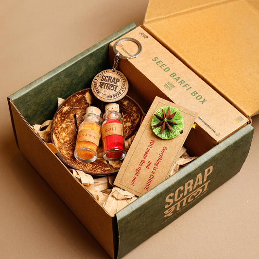 Coco Care Rakhi Gift Pack | Plantable Rakhi |Coco Soap Dish | Eco-Friendly Rakhi Hamper | Sustainable Rakshabandhan Gift