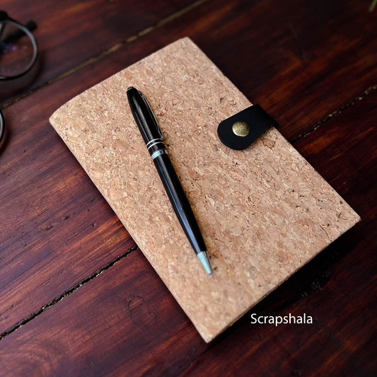Cork Recycled Diary | Recycled Writing Paper | Cork Reusable Cover | Eco-friendly