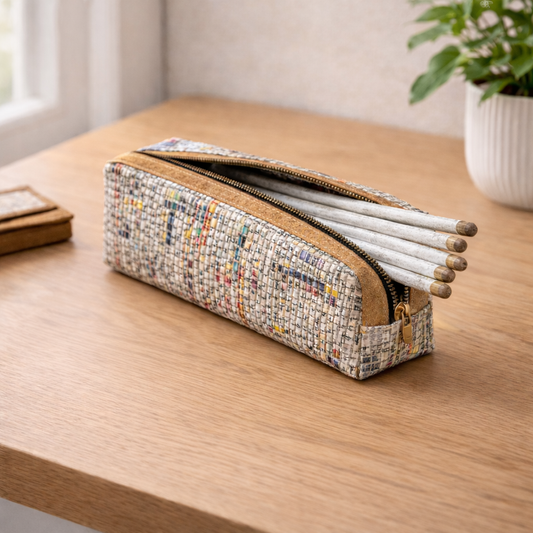 Stationary Gift Set | Gifting | Upcycled Paper | Handloom Textile | Scrapshala