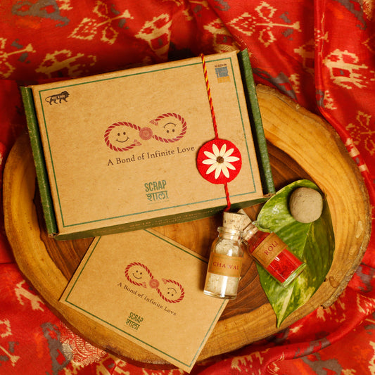 Beejbandhan Plantable Rakhi Box | Eco-Friendly | Biodegradable | Handmade in Banaras | Grows Into Plant