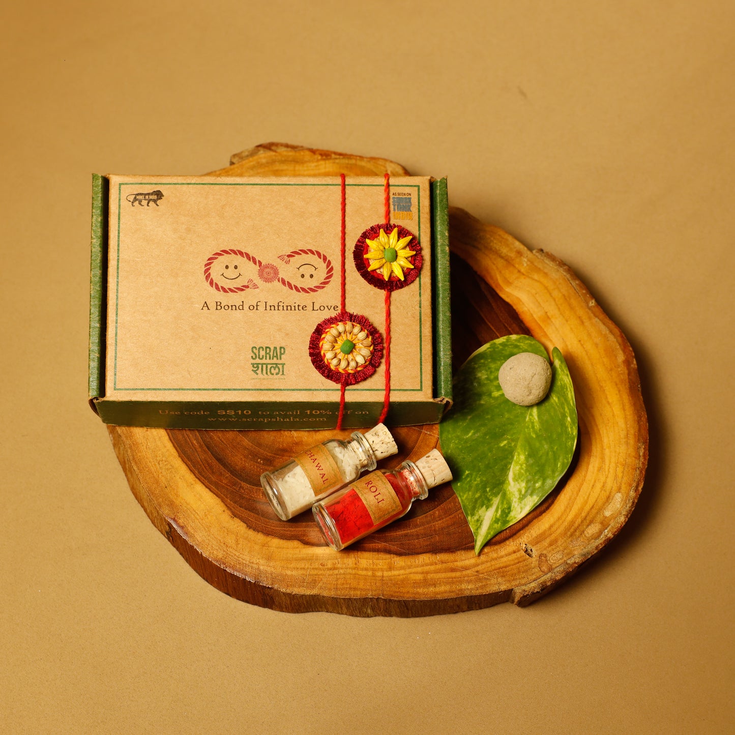 Akkad-Bakkad Sibling Box – Plantable Rakhi Gift Set | Eco-Friendly Rakshabandhan 2025 | Scrapshala