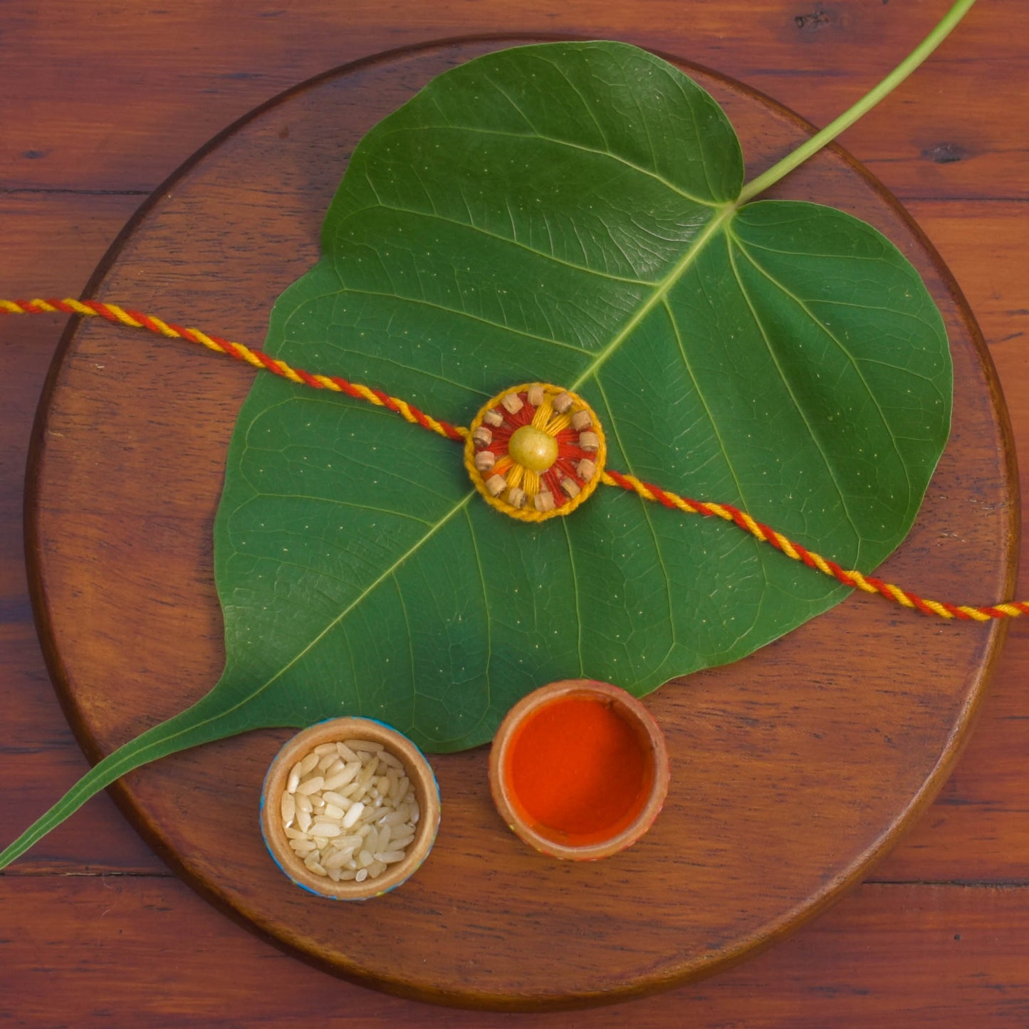 Togetherness Eco-friendly Plantable Seed Rakhi | Grows into Tulsi Plant | Soft on Skin