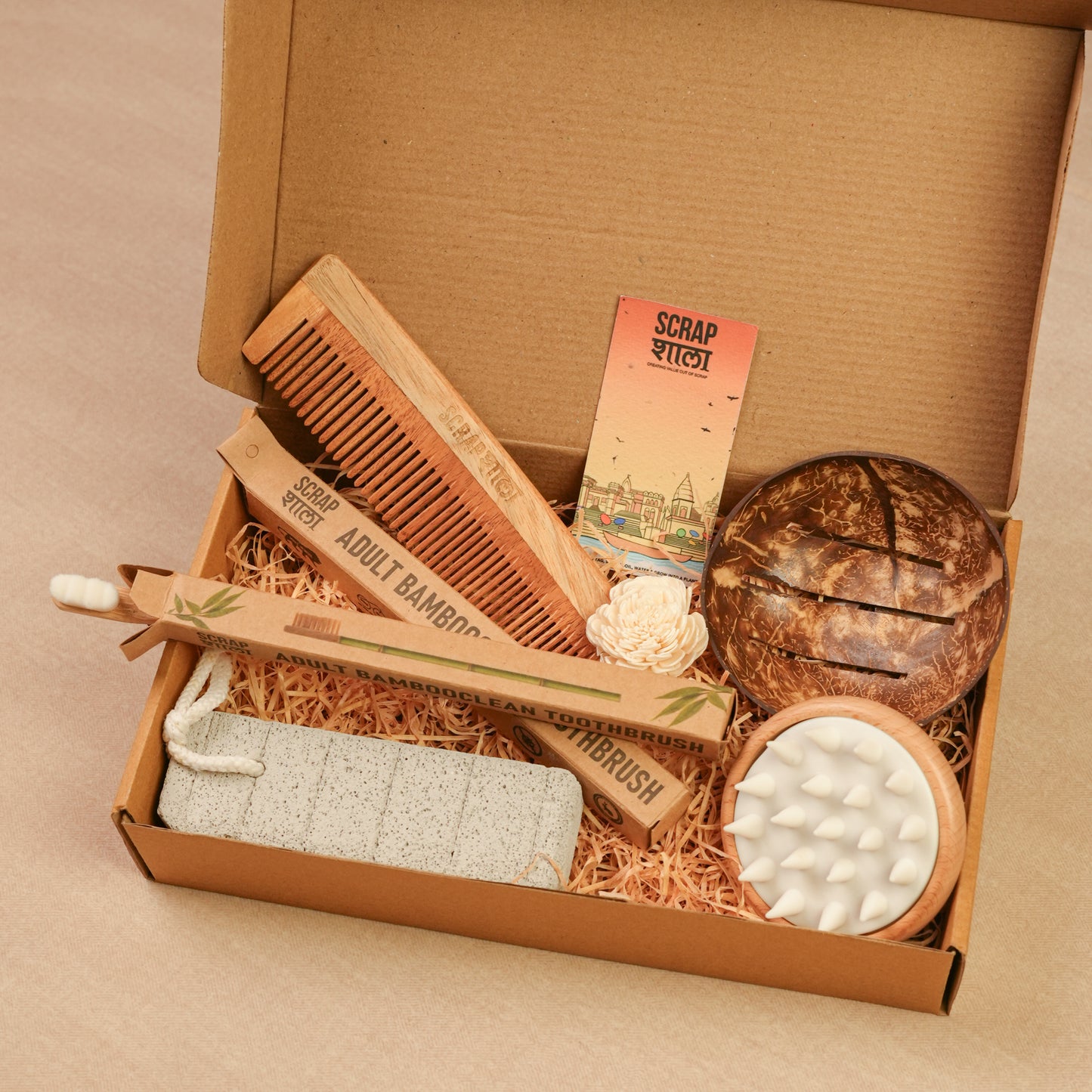 Nature’s Touch & Care Gift Hamper | Eco-Friendly Sustainable Self-Care Set | Unique & Useful Gifts