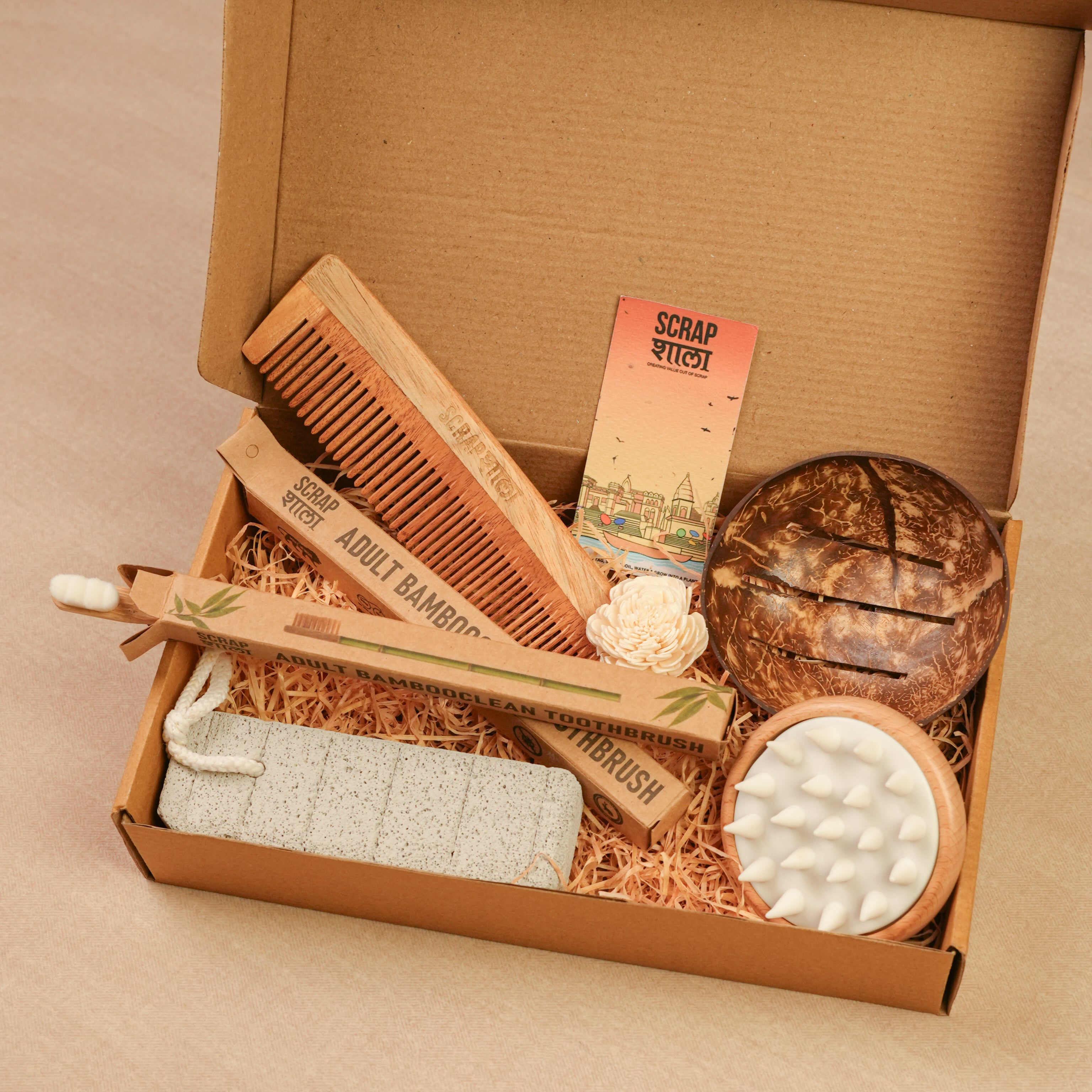 Nature’s Touch & Care Gift Hamper | Eco-Friendly Sustainable Self-Care Set | Unique & Useful Gifts