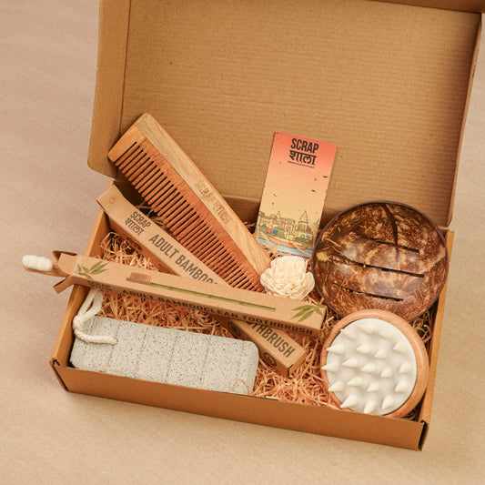 Nature’s Touch & Care Gift Hamper | Eco-Friendly Sustainable Self-Care Set | Unique & Useful Gifts