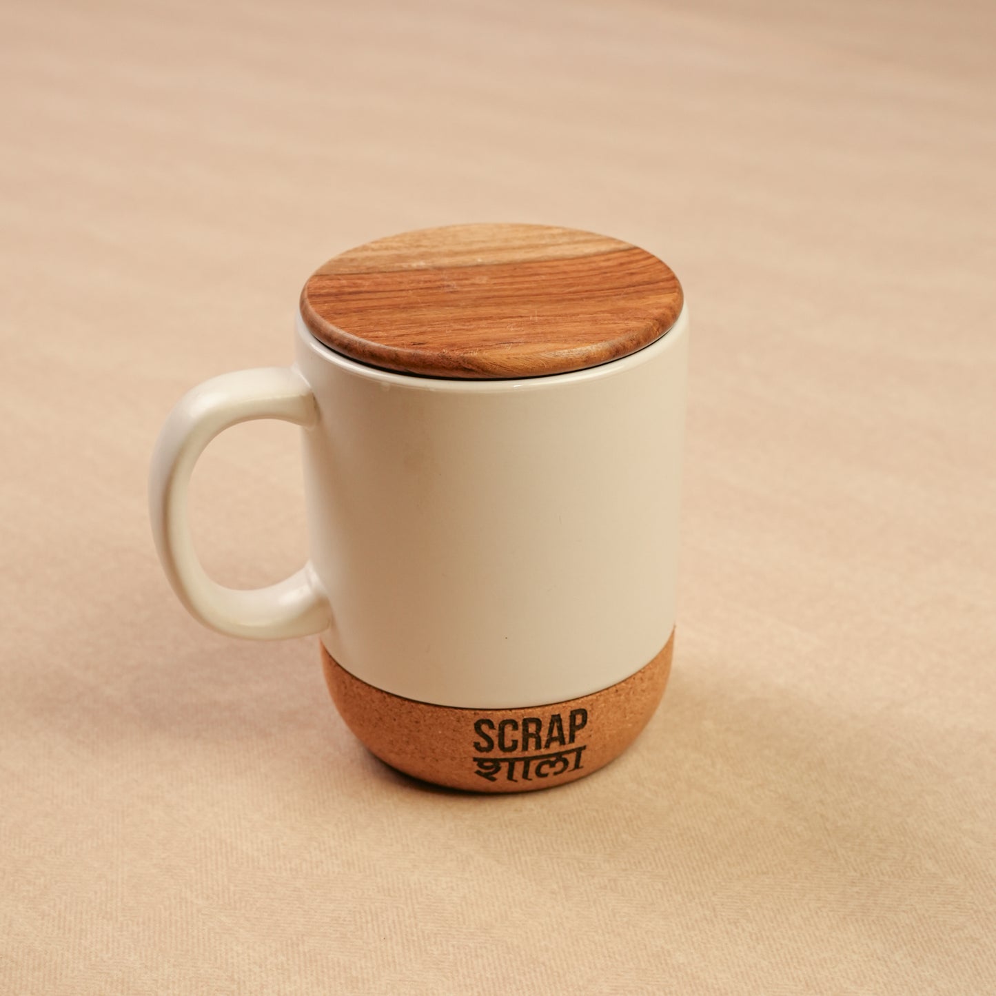 Subh Aarambh Diwali Gift Hamper | Cork Ceramic Mug, Cork Diary, Swastik Door Hanging | Premium Sustainable Hamper Handcrafted in Banaras | Corporate Ready