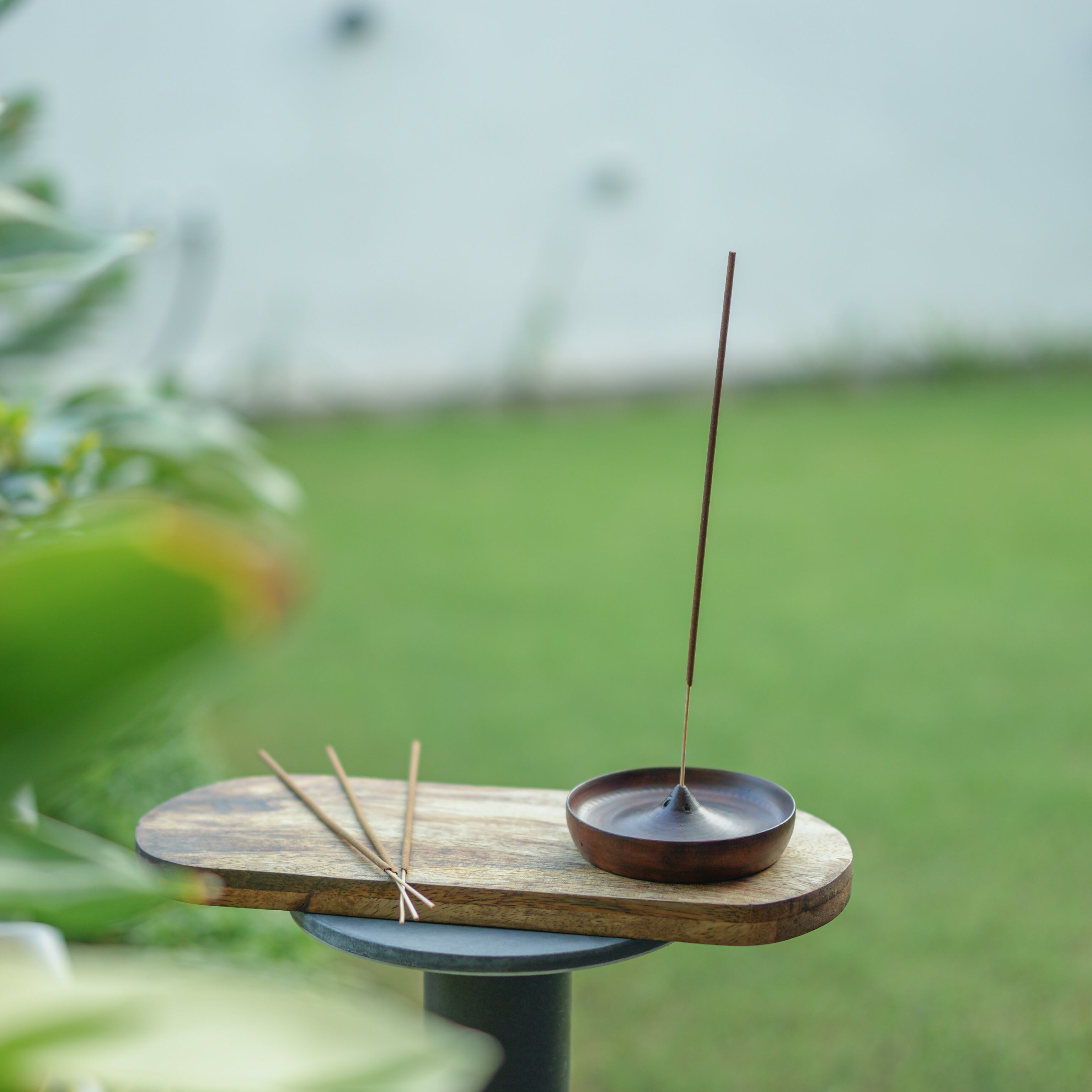 Sajavat Diwali Gift Hamper | Wooden Foldable Runner, Stackable Spiral Tea Light Holders, Swastik Door Hanging & Agarbatti Stand | Sustainable & Handcrafted in Banaras
