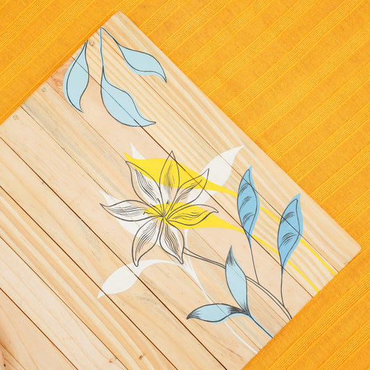 Dharti Multipurpose Place Mat | Natural Pine Wood | Foldable | Light weight | Stain-Proof | Scratch-Proof
