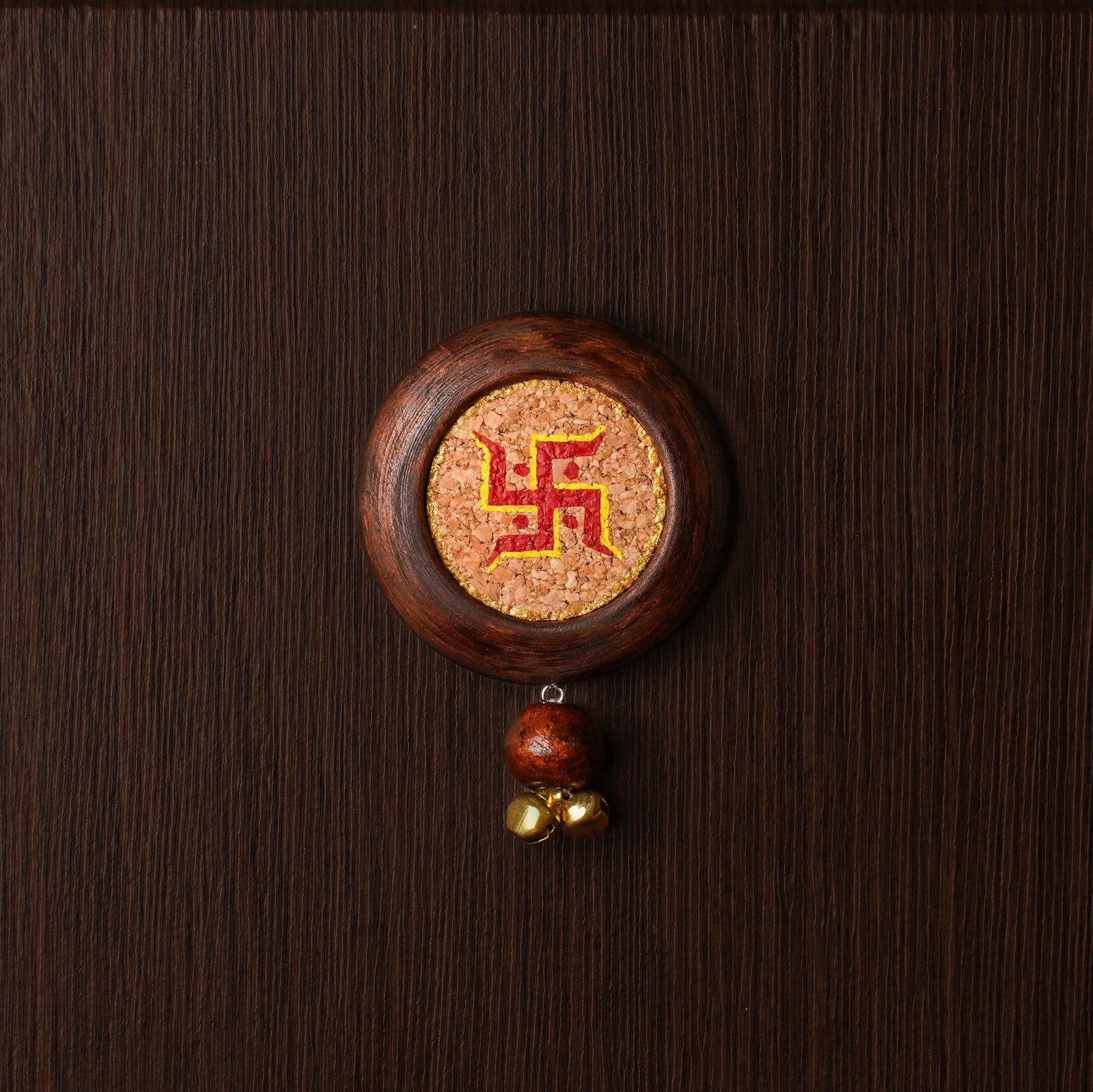 Swastik Diwali Door Hanging (Pack of 2) | 100 % Natural | Timeless Look | Reusable | Auspicious Vibe | Handcrafted in Banaras