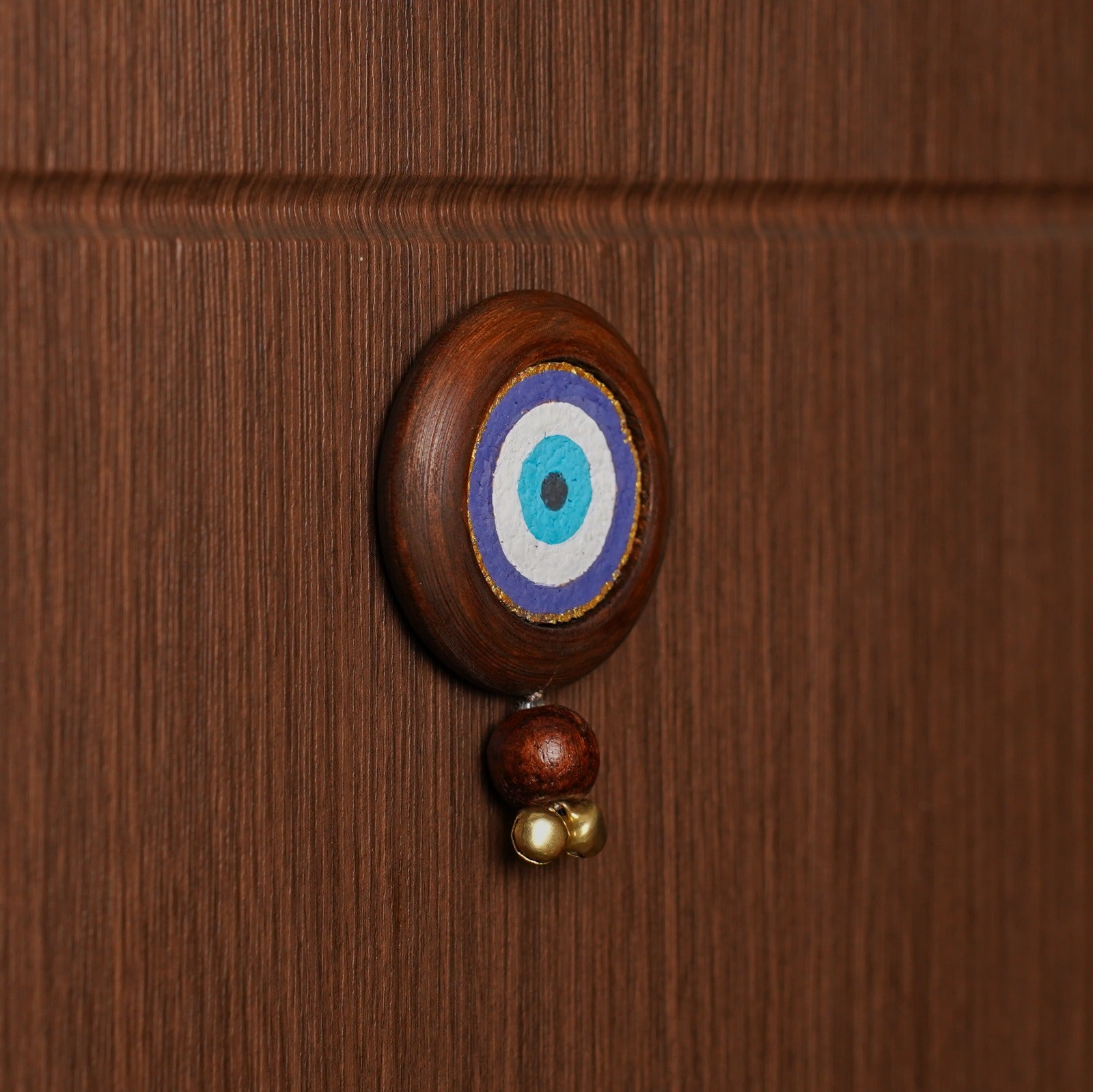 Evil Eye Door Hanging | Pack of 2 | 100 % Natural | Timeless Look | Reusable | Positive Energy | Handcrafted in Banaras