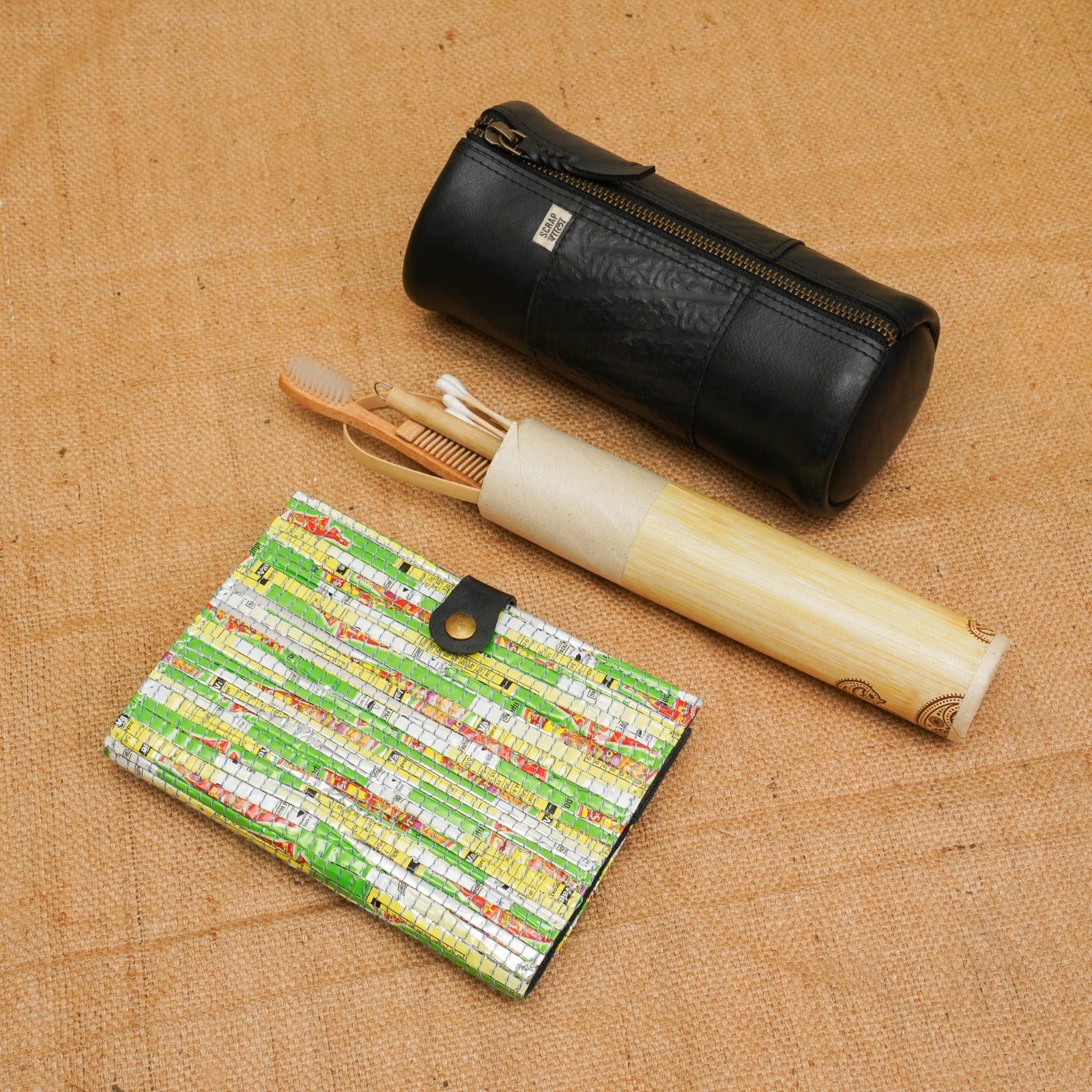 Wanderlust Gift Hamper | Eco-Friendly Travel Gift Set | Upcycled & Zero Waste | Scrapshala