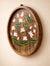 Pichwai Lotus Wooden Wall Plate | Handpainted Reclaimed Wood Wall Decor | ScrapShala
