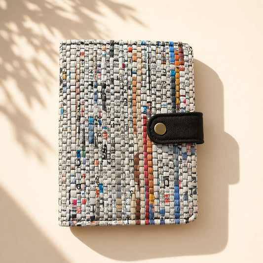 Charcha Upcycled Passport Holder – Eco-Friendly Passport Cover & Travel Wallet