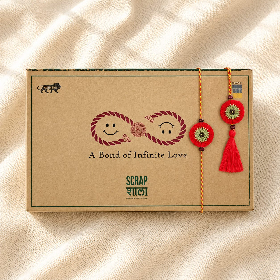 Kanika Plantable Rakhi Gift Hamper for Bhaiya & Bhabhi | Unique, Useful & Sustainable Rakhi Gift