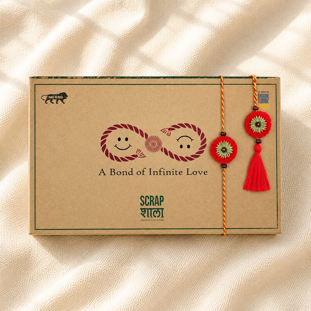 Kanika Plantable Rakhi Gift Hamper for Bhaiya & Bhabhi | Unique, Useful & Sustainable Rakhi Gift