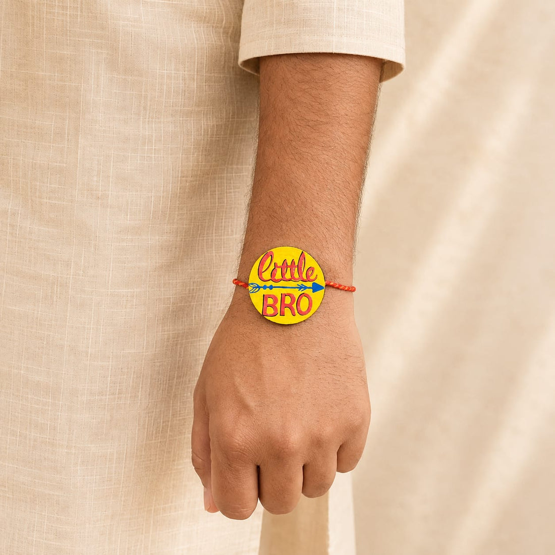 Big Bro Little Bro Plantable Rakhi Set | Eco Friendly Seed Rakhi Pair
