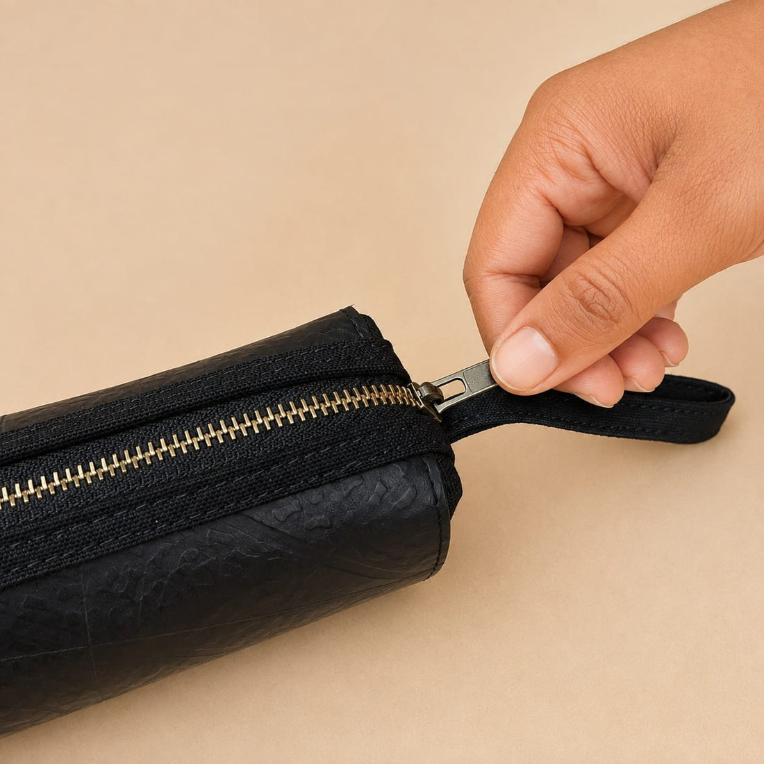 Textured Tyre Tube Pouch | Upcycled Sustainable Stationery and Gift Pouch