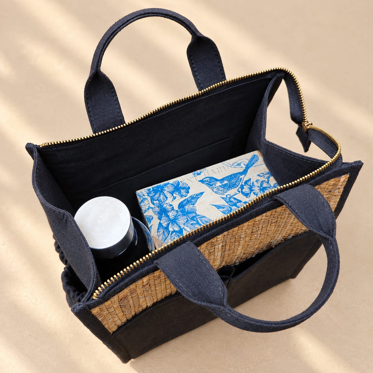 Sustainable Tiffin Bag for Office | Upcycled Water Hyacinth Corporate Gift
