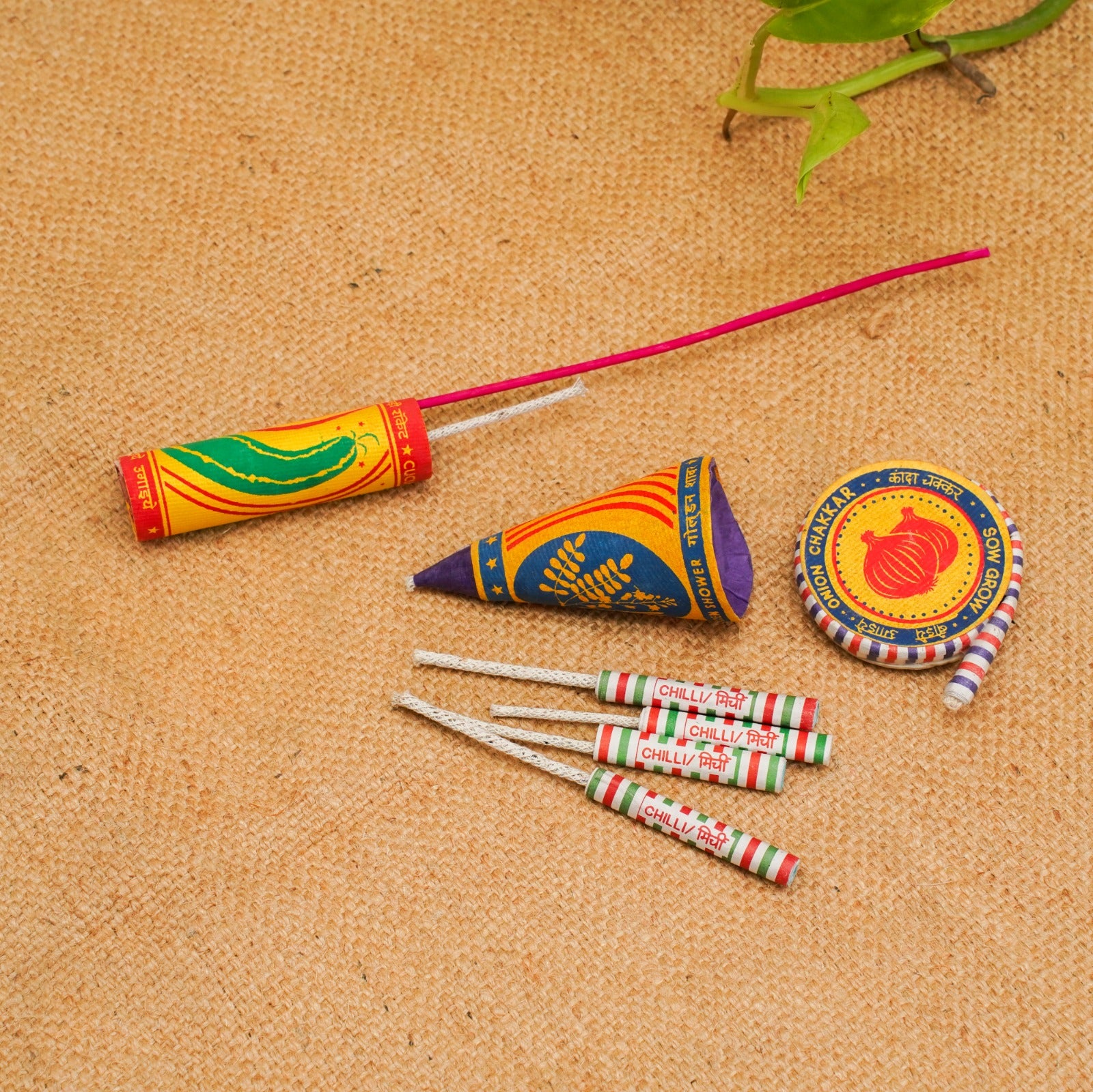 Aarambh Gift Hamper | Eco-Friendly Sustainable Diwali Gift | Terracotta Ganesh Laxmi Idol | Candle Holders | Swastik Door Hanging | Plantable Crackers | Handcrafted in Banaras