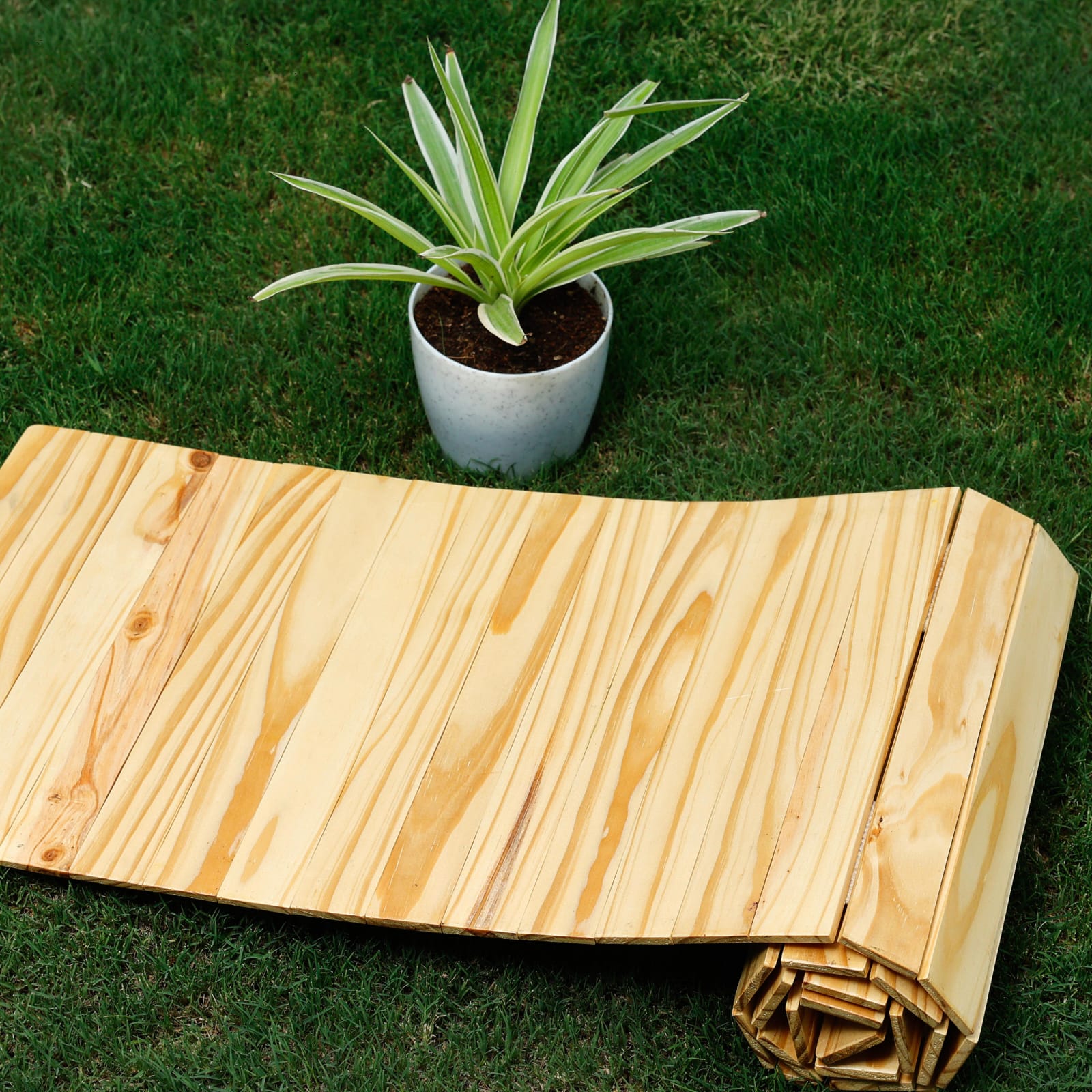 Salvage Natural Wooden Table Runner | Reclaimed Pine Wood | Eco-Friendly & Handcrafted | Scrapshala