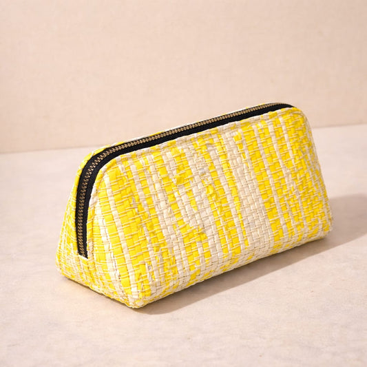 Vibrant Organizer Zip Bag | Upcycled Plastic Travel Pouch | Chamkila Range | Handmade by Scrapshala