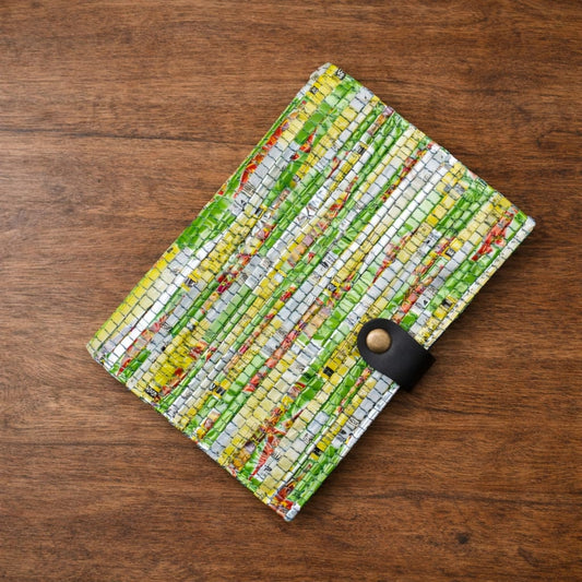 Chamkila Upcycled Diary | Waterproof Journal from Plastic Wrappers | Handmade in India | Scrapshala
