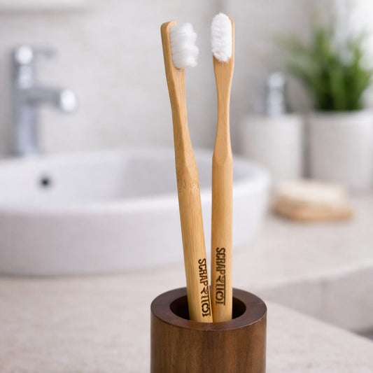 Bamboo Fresh Nano Toothbrush (Pack of 2) | Ultra Soft Nano Bristles | Eco-Friendly Oral Care
