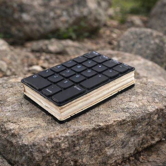 Upcycled Keyboard Pocket Diary | Handmade Mini Diary | Sustainable Gift | Scrapshala