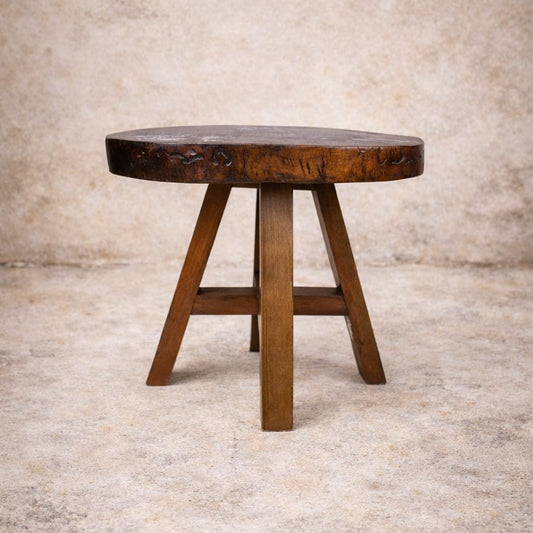Pichwai Nandi Under the Mango Tree Coffee Table | Handpainted Reclaimed Wood Table | Sustainable Furniture by Scrapshala