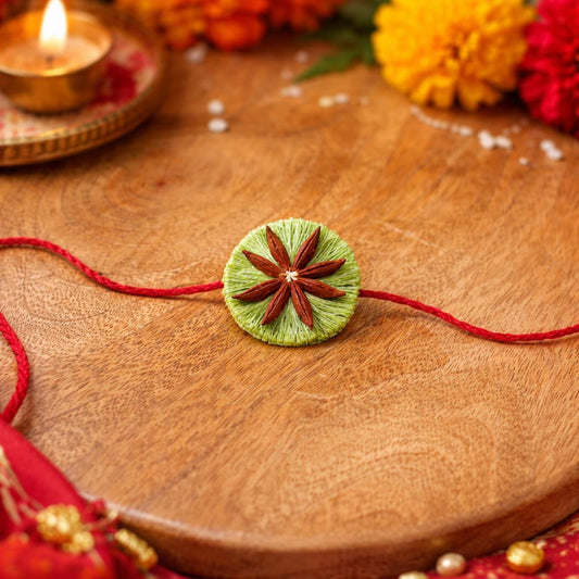 Sitara Plantable Rakhi | Eco-Friendly | Biodegradable | Handmade in Banaras | Grows Into a Plant