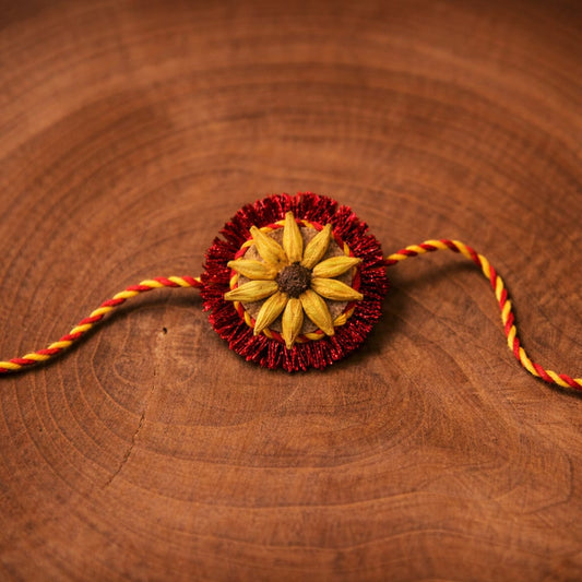 Surajmukhi Plantable Rakhi | Eco-Friendly Handmade Rakhi with Seeds | Sustainable Rakshabandhan 2026 | Scrapshala