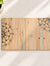 Mandala Wooden Table Placemat | Hand-Painted & Eco-Friendly | Reclaimed Pine Wood | Scrapshala